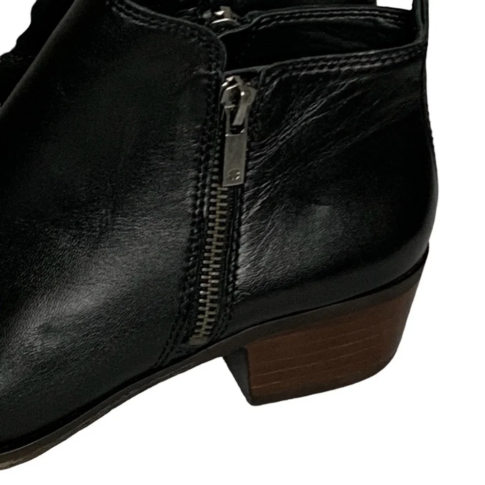 Lucky Brand LK-Basal black leather ankle Booties. Size 7.5M‎